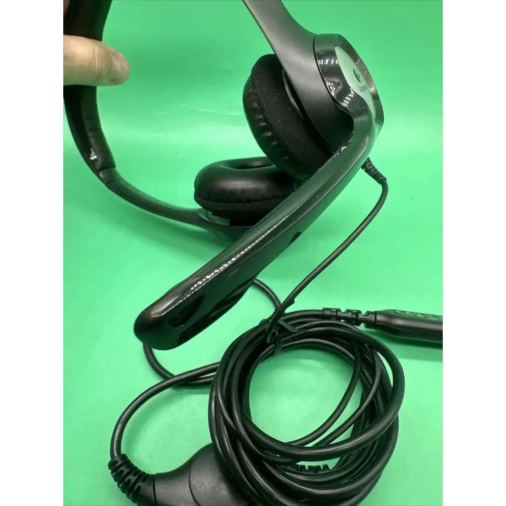 Nice Logitech Headset with Microphone & Gaming Wired With USB